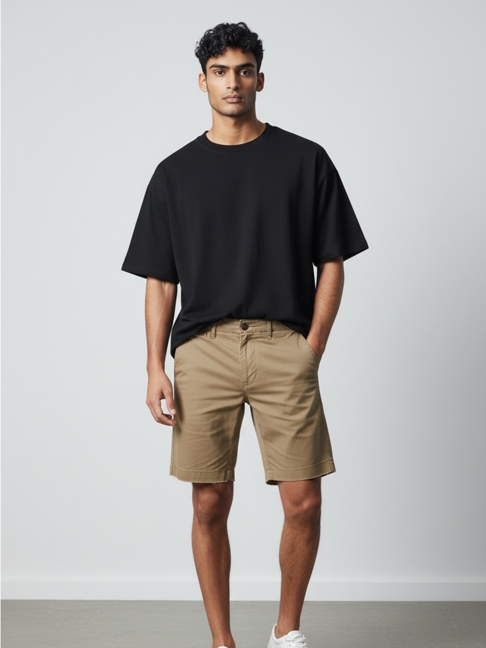 American Eagle Outfitters Tan Flex Flat-Front Men's Shorts